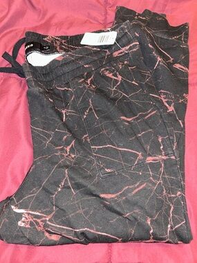 torrid Black Lounge Pants with Marble accents